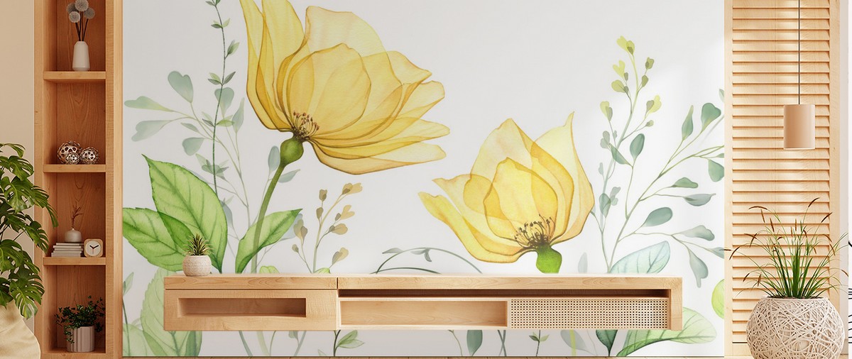 Natura sulla Parete: Carte da parati floreali digitali Nanni Giancarlo